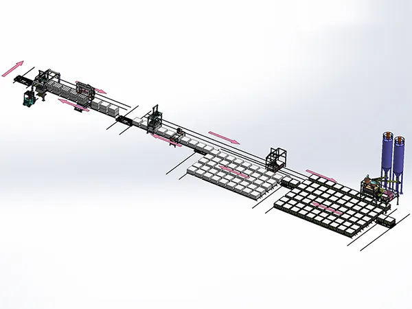 100m³/day Lightweight Concrete Production Line (Standard)